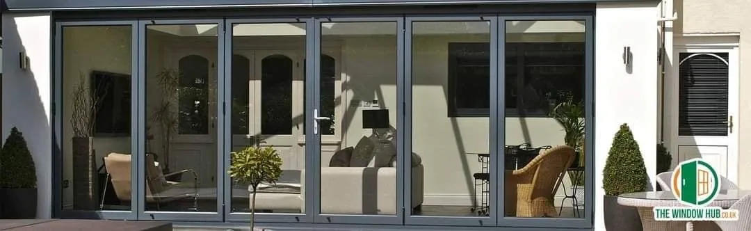 Aluminium Bi-Fold Doors, installed by The Window Hub
