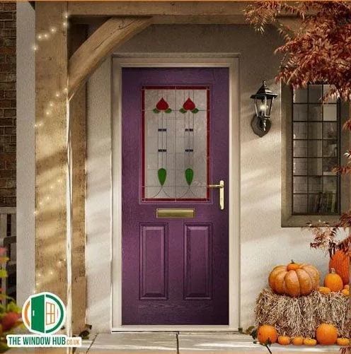 Purple Violet Door, installed by The Window Hub